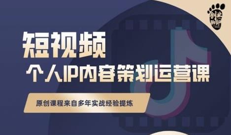 抖音短视频个人ip内容策划实操课，真正做到普通人也能实行落地-小二项目网