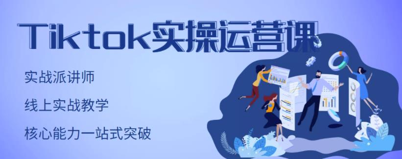 TikTok实操运营课，手把手账号实战，适合零基础Tiktok新人-小二项目网