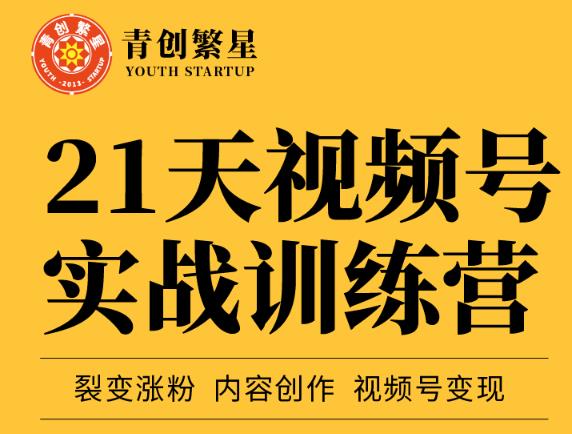 张萌21天视频号实战训练营，裂变涨粉、内容创作、视频号变现 价值298元-小二项目网