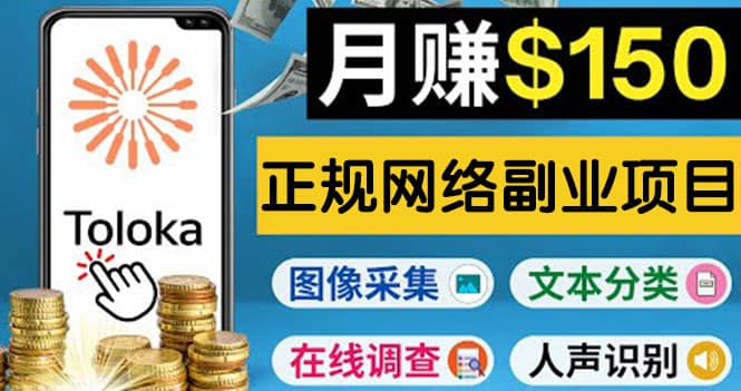 正规网络副业赚钱平台Toloka，利用业余时间月赚150美元-小二项目网