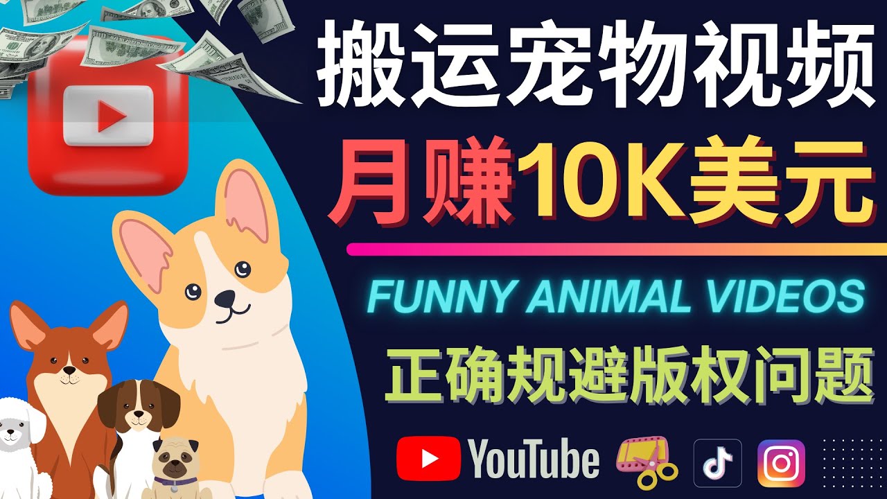 搬运TIKTOK视频到YouTube，并进行二次创作，月赚1万美元以上-小二项目网