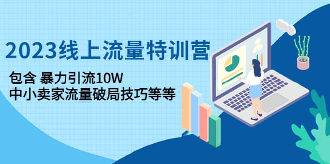 2023线上流量特训营：中小卖家流量破局技巧等等-小二项目网