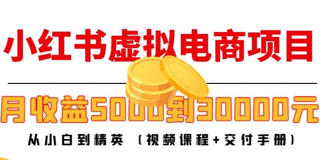 小红书虚拟电商项目：从小白到精英 (视频课程 交付手册)-小二项目网