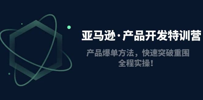 亚马逊·产品开发特训营：产品爆单方法，快速突破重围，全程实操-小二项目网