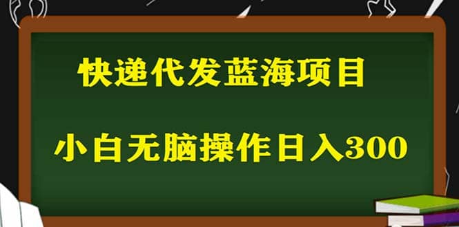 2023最新蓝海快递代发项目，小白零成本照抄-小二项目网