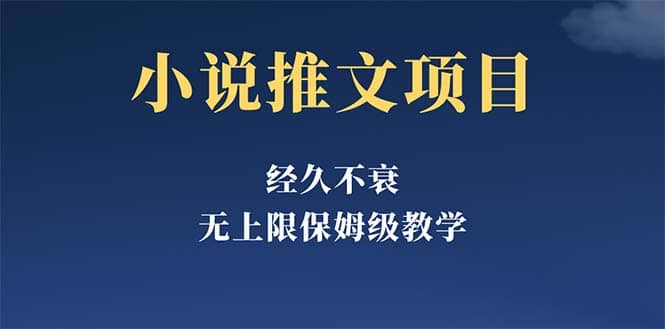 经久不衰的小说推文项目，单号月5-8k，保姆级教程，纯小白都能操作-小二项目网