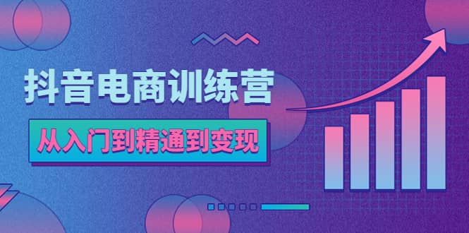 抖音电商训练营：从入门到精通，从账号定位到流量变现，抖店运营实操-小二项目网