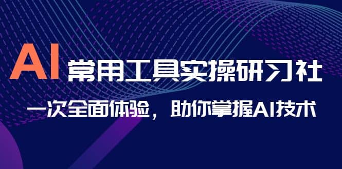 AI-常用工具实操研习社，一次全面体验，助你掌握AI技术-小二项目网