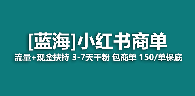 【蓝海项目】小红书商单项目，7天就能接广告变现，稳定一天500 保姆级玩法-小二项目网