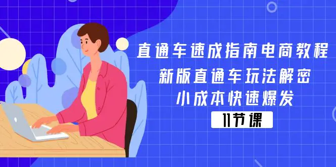 直通车 速成指南电商教程：新版直通车玩法解密，小成本快速爆发（11节）-小二项目网