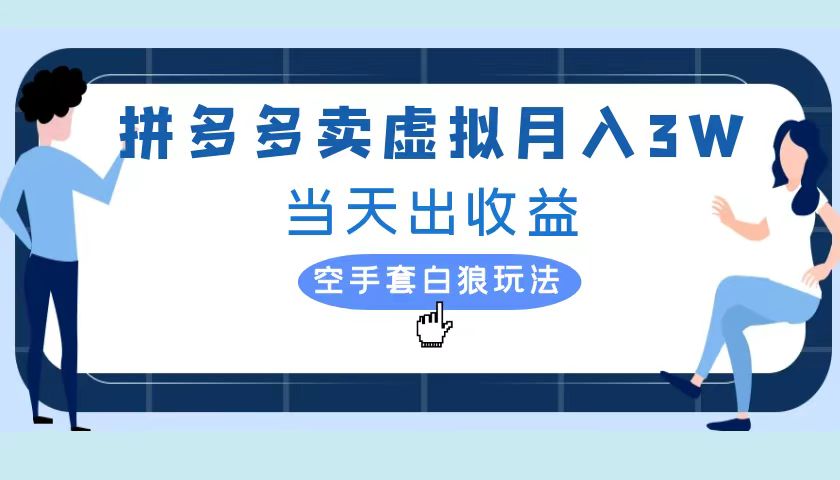 拼多多虚拟项目，单人月入3W+，实操落地项目-小二项目网