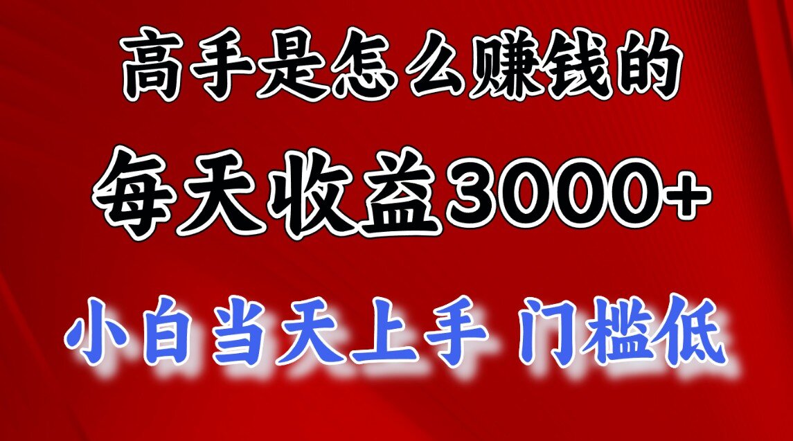 快速掘金项目，上手熟练后日收益1500-3000-小二项目网