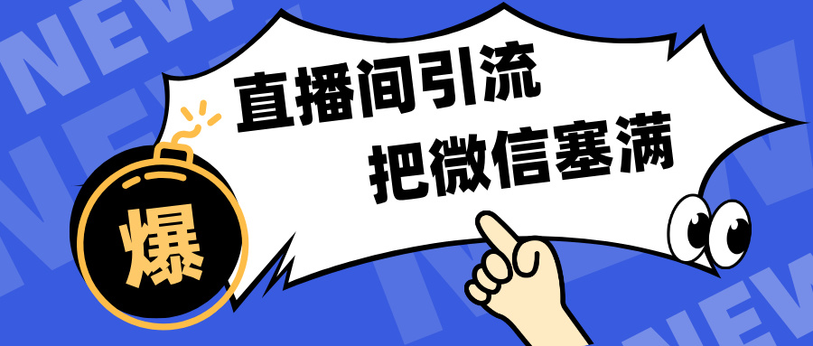 短视频直播间引流，单日轻松引流300+，把微信狠狠塞满，变现五位数-小二项目网